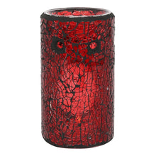 Load image into Gallery viewer, Red Crackle Glass Oil Burner

