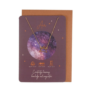 Air Element Necklace Greeting Card
