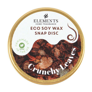 Crunchy Leaves Soy Wax Snap Discs