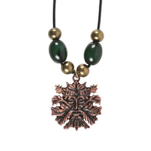 Load image into Gallery viewer, Green Man Pendant Necklace
