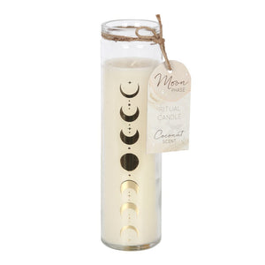 Moon Phase Candle - Coconut