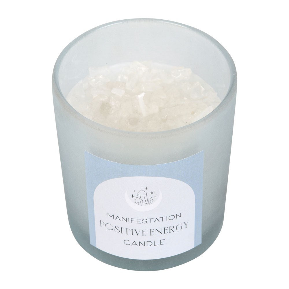 Positive Energy Crystal Candle - White Sage