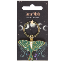 Load image into Gallery viewer, Luna Moth Keyring
