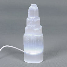 Load image into Gallery viewer, Selenite Crystal Mountain Lamp
