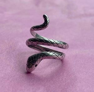 Snake Ring (Sterling Silver)