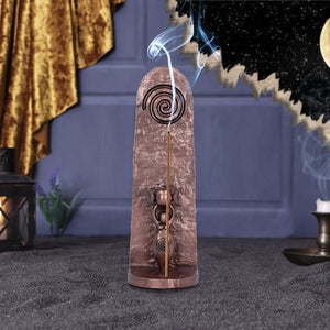 Triple Moon Goddess Incense Holder