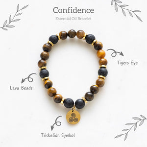 Confidence Tiger's Eye Essential Oil Bracelet