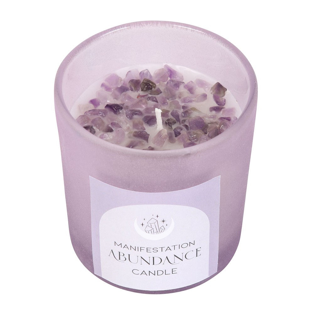 Abundance Crystal Candle - French Lavender
