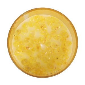 Solar Plexus Chakra Crystal Candle - Lemon
