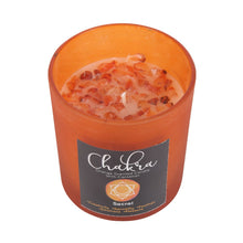 Load image into Gallery viewer, Sacral Chakra Crystal Candle - Orange
