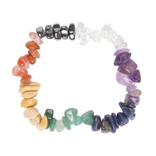 Load image into Gallery viewer, Chakra Crystal Chip Bracelet
