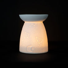 Load image into Gallery viewer, White Ceramic Constellation Oil Burner

