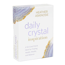 Load image into Gallery viewer, Daily Crystal Inspiration Oracle Cards
