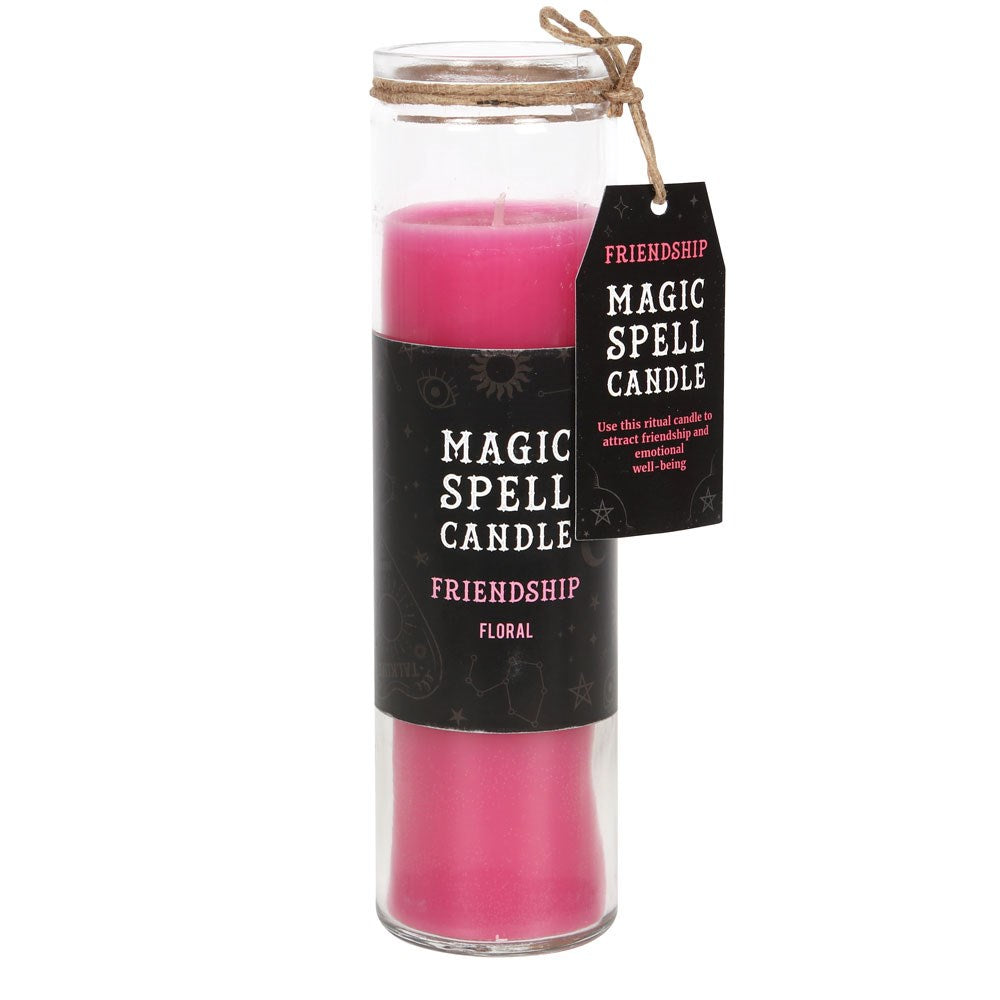Friendship Spell Candle - Floral