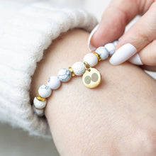 Load image into Gallery viewer, Stress-Less Howlite Essential Oil Bracelet
