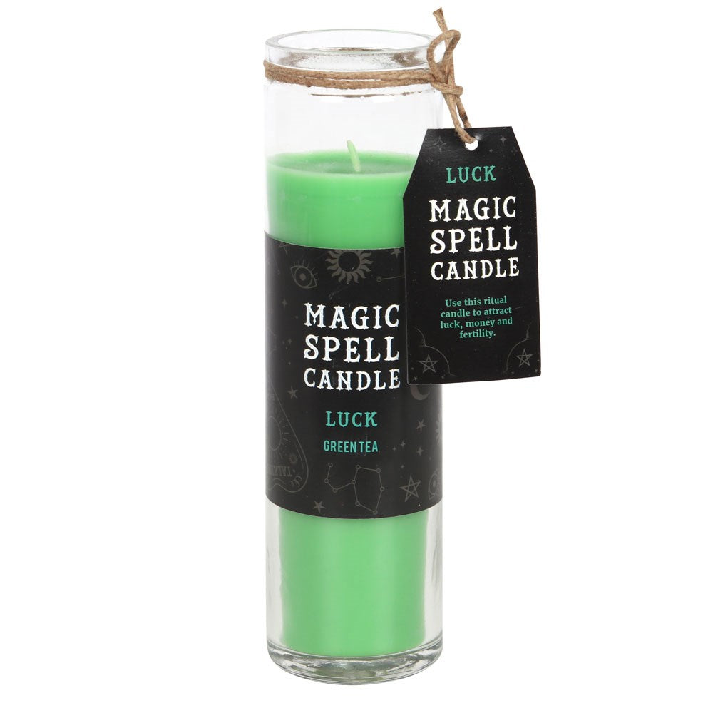 Luck Spell Candle - Green Tea
