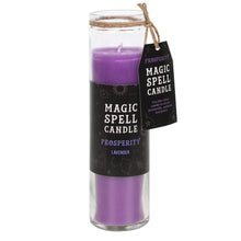 Load image into Gallery viewer, Prosperity Spell Candle - Lavender
