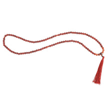 Load image into Gallery viewer, Rosewood &amp; Red Jasper Mala Necklace
