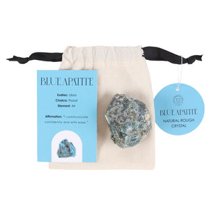 Blue Apatite Healing Rough Crystal