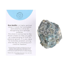 Load image into Gallery viewer, Blue Apatite Healing Rough Crystal
