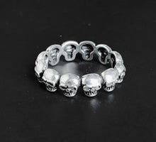 Load image into Gallery viewer, Skull Ring (Sterling Silver)
