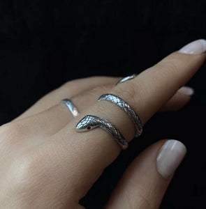 Snake Ring (Sterling Silver)