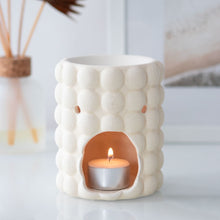 Load image into Gallery viewer, Cream Speckle Bubble Oil Burner
