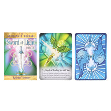 Load image into Gallery viewer, The Archangel Michael Sword of Light Oracle Cards
