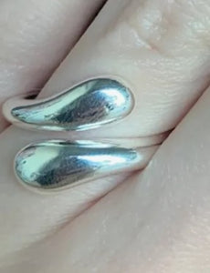 Teardrop Ring (Sterling Silver)