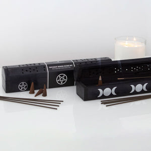 Triple Moon Incense Box