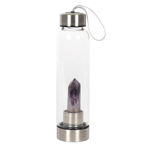 Crystal Glass Water Bottle (choose options)