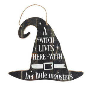 ‘A Witch Lives Here’ Sign