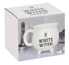 Load image into Gallery viewer, White Witch Cauldron Mug
