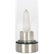 Load image into Gallery viewer, Crystal Glass Water Bottle (choose options)
