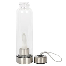 Load image into Gallery viewer, Crystal Glass Water Bottle (choose options)
