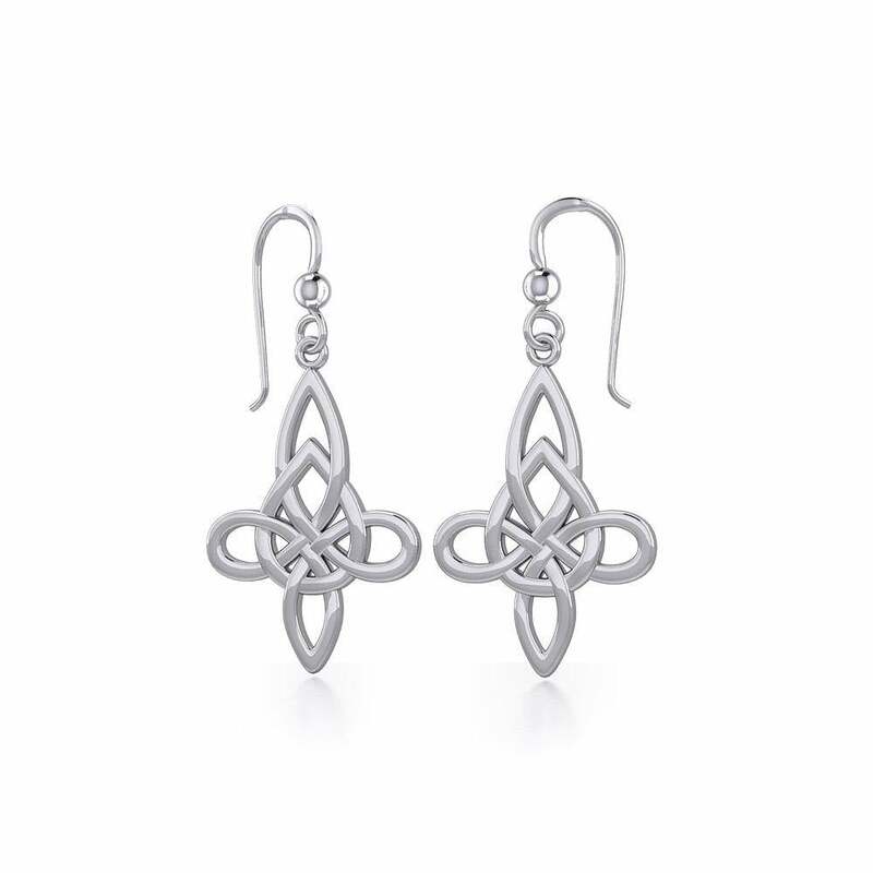 Celtic Knot Earrings (Sterling Silver)