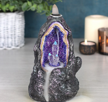 Load image into Gallery viewer, Crystal Cave Backflow Incense Burner
