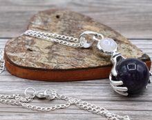 Load image into Gallery viewer, Crystal &#39;Healing Hands&#39; Necklace (various crystals)
