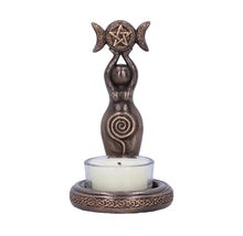 Load image into Gallery viewer, Triple Goddess Tealight Holder
