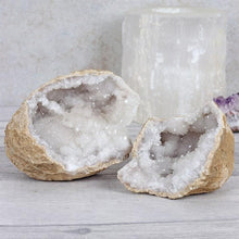 Load image into Gallery viewer, White Quartz Geode - Large
