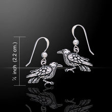 Load image into Gallery viewer, Raven Earrings (Sterling Silver)
