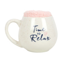 Load image into Gallery viewer, Time to Relax Mug &amp; Sock Gift Set
