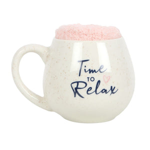 Time to Relax Mug & Sock Gift Set